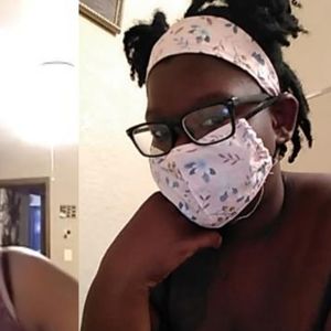 Facemask with matching headband